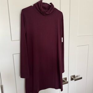 NWT! BP. Maroon Turtleneck Dress